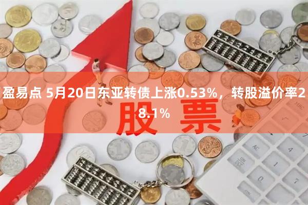 盈易点 5月20日东亚转债上涨0.53%，转股溢价率28.1%